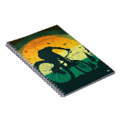 Cuaderno Retro Mountain Biking Adventure Sunset ノートブック (右側)