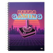 Cuaderno Retro wave Gaming ノートブック (正面)