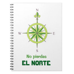 Cuaderno Rosa de los vientos minimalista ノートブック