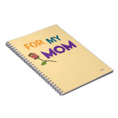 Cuaderno Rose For My Mom ノートブック (右側)