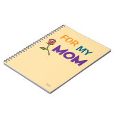 Cuaderno Rose For My Mom ノートブック (左側)