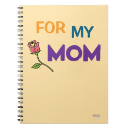 Cuaderno Rose For My Mom ノートブック