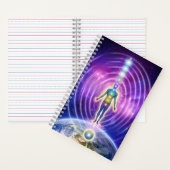 Cuaderno sistema de chakras, meditation journal ノートブック (内側)