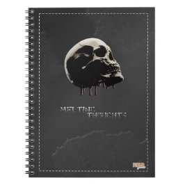 Cuaderno Skull Melting Thoughts ノートブック