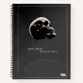 Cuaderno Skull Melting Thoughts ノートブック