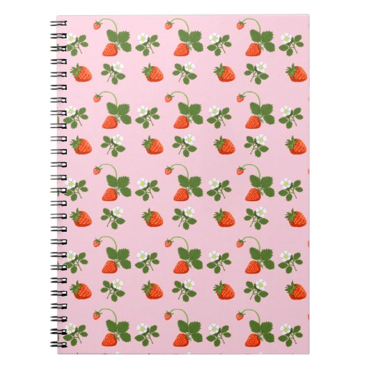 Cuaderno Strawberries ノートブック (正面)