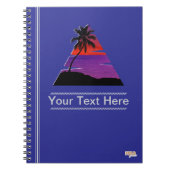 Cuaderno Sunset Beach Palm ノートブック (正面)