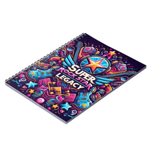 Cuaderno Super Star. ノートブック (左側)