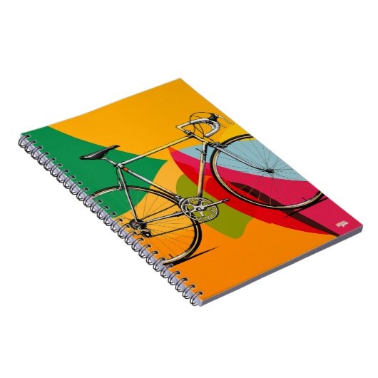 Cuaderno Vintage Racing Bicycle ノートブック (右側)