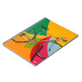 Cuaderno Vintage Racing Bicycle ノートブック (左側)