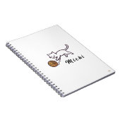 Cuaderno White Kitten Michi ノートブック (右側)