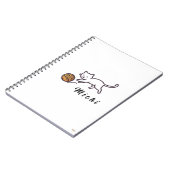 Cuaderno White Kitten Michi ノートブック (左側)