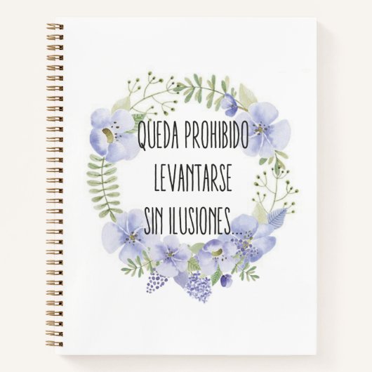 Cuadernos A4ラインMensajes ノートブック (正面)
