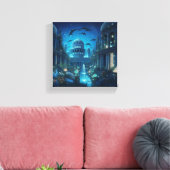 Cuadro Atlantis キャンバスプリント (インサイチュ (リビング))