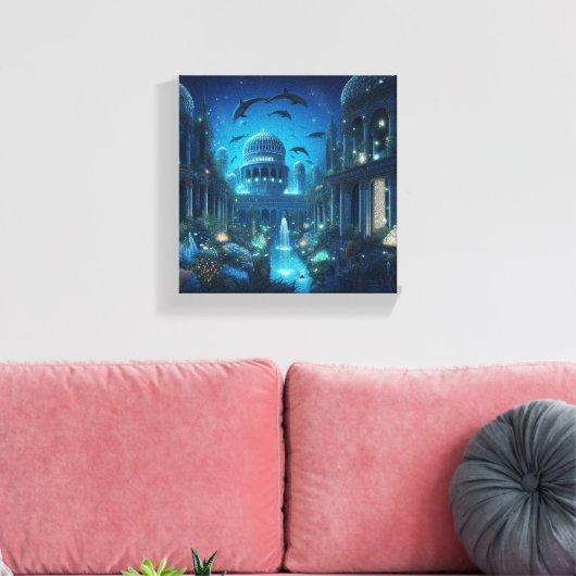 Cuadro Atlantis キャンバスプリント (インサイチュ (リビング))