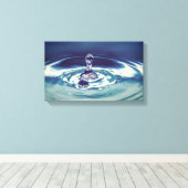 Cuadro gota de agua decoracion 3D キャンバスプリント (インサイチュ (ウッドフロア))