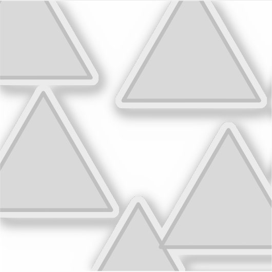 cuadro triangulo シール (正面)