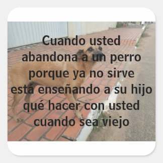 cuandoは国連ペルロを放棄した スクエアシール