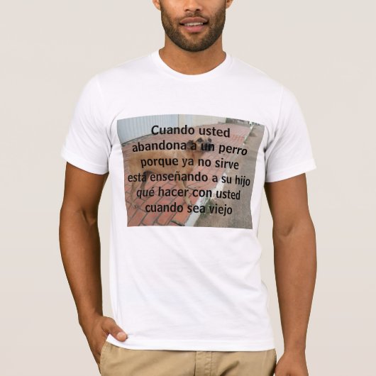 cuandoは国連ペルロを放棄した tシャツ (正面)