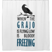 Cuando el grajo vuela bajo シャワーカーテン (正面)