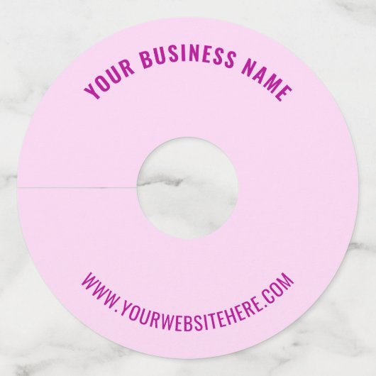 Cuastomあなたの名前文字ワイングラスラベル選択カラー ワイングラスタグ (正面)