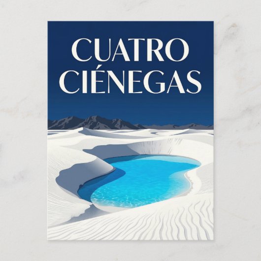 Cuatro Ciénegas ポストカード (正面)