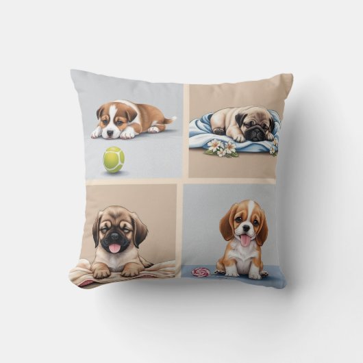 Cuatro Patitas, Cuatro Historias クッション (正面)