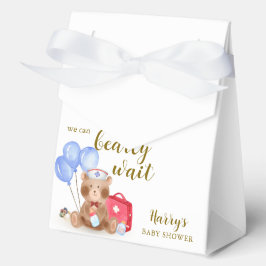 Cubナースドクターテディベアバルーンベビーシャワー フェイバーボックス