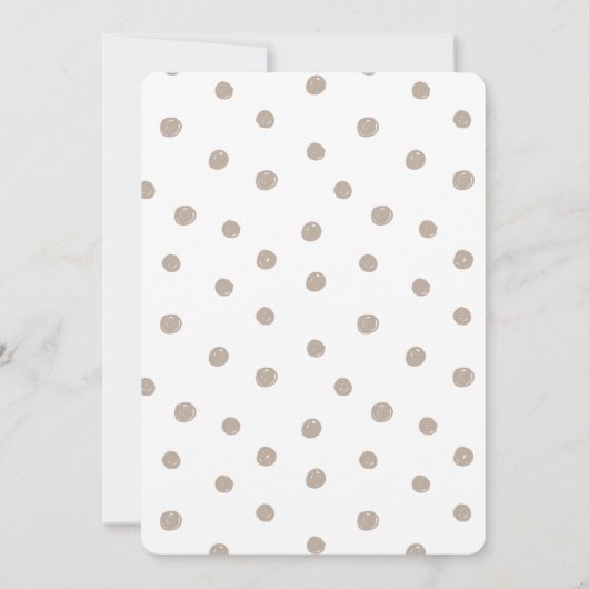 Cubベビーベア、弓または蝶ネクタイ、ジェンダーのリビールパーティー 招待状 (裏面)