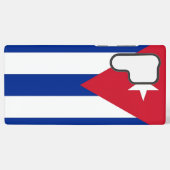 Cuba国旗 Samsung Galaxy S22 Ultra カバー (裏面横)