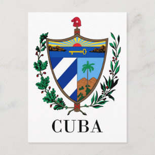 CUBA – 紋章/紋章/旗/色/紋章 ポストカード