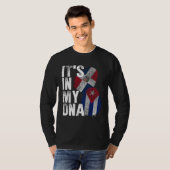 Cuba Dominican Republic It s In My DNA Pride Cuban Tシャツ (正面フル)