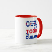 Cuba es de todos los cubanos マグカップ (正面右)