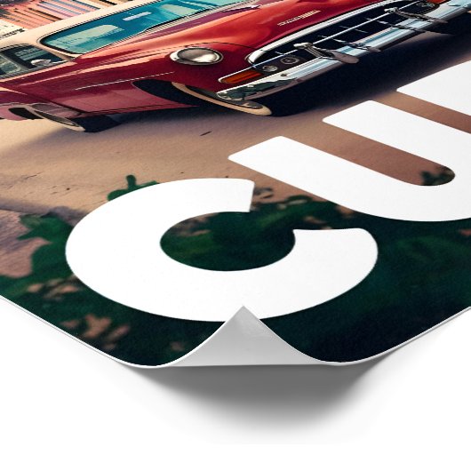 Cuba Famous Travel Place ポスター (角)