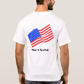 Cuba_flag、DominicanR_flag、ドミニコ共和国人およびキューバ人… Tシャツ (裏面)