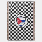 Cuba flag throw blanket スローブランケット (正面縦)