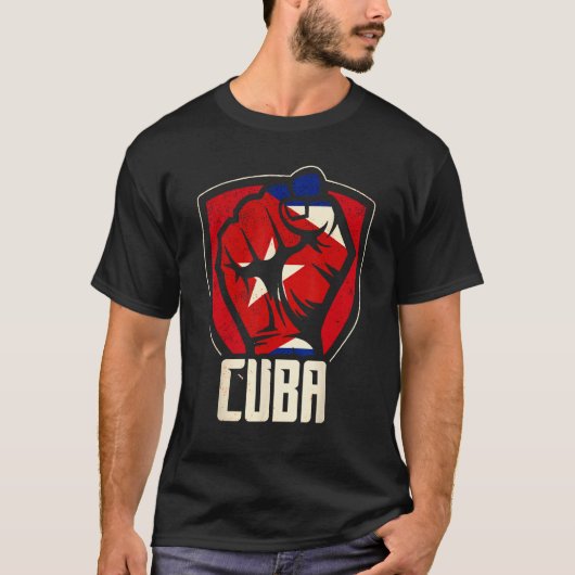 Cuba Love Cuban Flag Havana Communism Socialism Tシャツ (正面)
