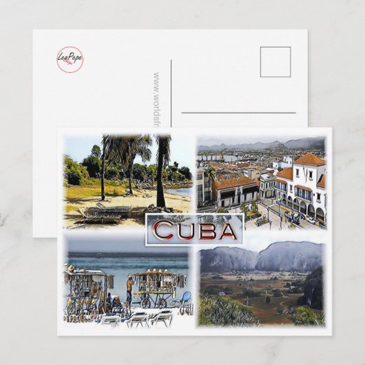 Cuba - Mosaic - ポストカード (正面/裏面)