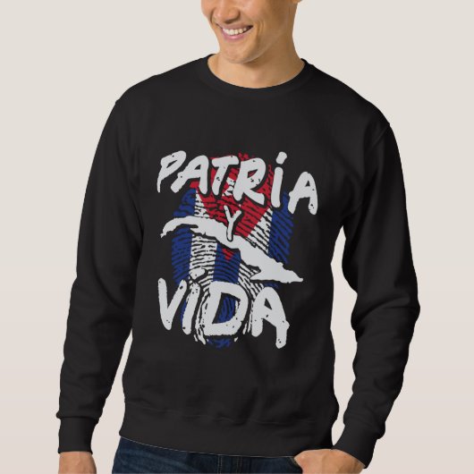 Cuba Patria y Vida Graphic スウェットシャツ (正面)