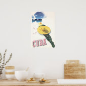 Cuba Print Cuban Art Travel Poster ポスター (キッチン)