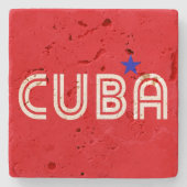 Cuba Retro ストーンコースター (正面)