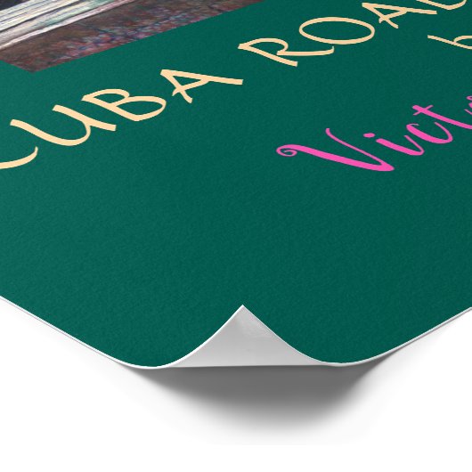 CUBA ROAD CUPLOA ポスター (角)