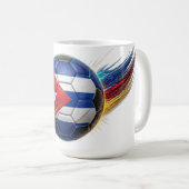 Cuba Soccer Ball | Stadium Ready | Fan Gear コーヒーマグカップ (正面右)