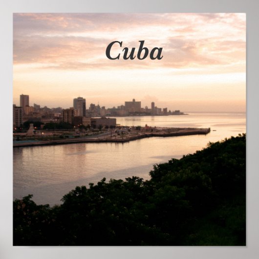 Cuban Cityscape ポスター (正面)