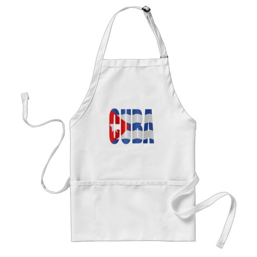 Cuban flag スタンダードエプロン (正面)