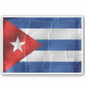 Cuban Flag Art シール (正面)