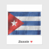 Cuban Flag Art  シール (シート)