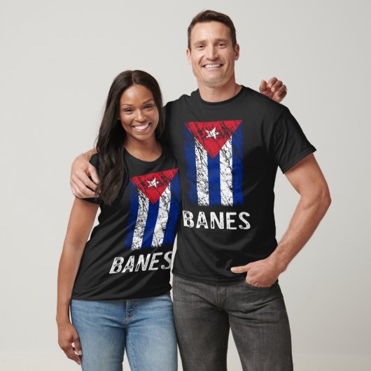 Cuban Flag Banes Cuban Pride Tシャツ (ユニセックス)