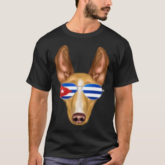 Cuban Flag Cirnechi dellu2019Etna Dog Cuba Pocket Tシャツ (正面)
