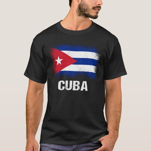 Cuban Flag Cuba 1 Tシャツ (正面)